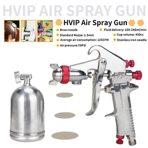 HVLP Auto Car Detail Touch Up Paint Sprayer Spot Repair Air Spray Gun For Car - Picture 1 of 8