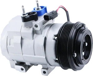 AC Compressor Compatible with 2007-2014 Ford Expedition, Lincoln Navigator, 2009 - Picture 1 of 12