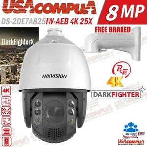 Hikvision 4K 8MP PTZ DS-2DE7A825IW-AEB T5 25x Zoom PTZ IR AcuSense Smart-focus - Foto 1 di 8