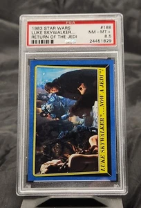 #188 Luke Skywalker... - Topps 1983 Star Wars Return of the Jedi PSA 8.5 NM-MT - Picture 1 of 2