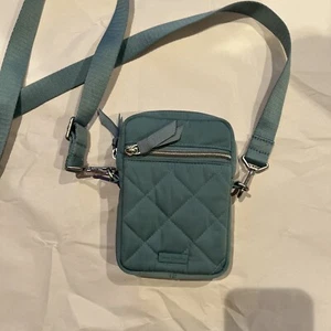 Vera Bradley Mini Umhängetasche Blau EUC Cabrio auf Taillentasche - Bild 1 von 12