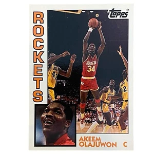 1992-93 Topps Archives #54 Hakeem Olajuwon HOUSTON ROCKETS - quasi nuovo - Foto 1 di 2
