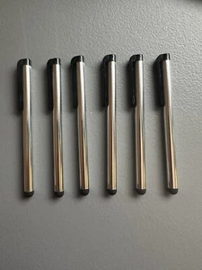 Touch Screen Stylus Pens Rubber Soft Tip for Phone Tablet iPad iPhone,  Set Of 6 - Picture 1 of 9