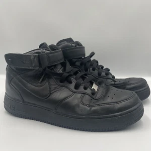 Nike Air Force 1 Mid Triple Schwarz Schuhe 315123-001 Herren Größe 8,5 - Bild 1 von 12