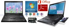 Lenovo Thinkpad Windows 7 2.4GHz 4GB 250GB HDD DVD+RW Laptop - Picture 1 of 4