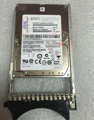 44V6833 IBM 300GB 10K RPM SAS SFF (AIX) pSeries HDD 44V6831 - Image 1 of 3