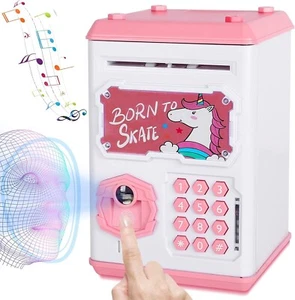 Electronic Piggy Bank ATM Password Money Coin Safe Saving Box For Kids ~NEW~ - Picture 1 of 4