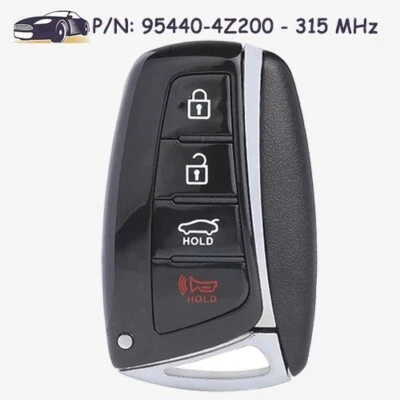 Smart Remote Key Fob 4 Button 95440-4Z200 for 2013 - 2018 Hyundai Santa Fe Sport Foto 1 de 4