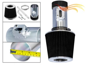 KIT ADMISIÓN AIRE RAM + FILTRO NEGRO PARA 04-11 Crown Victoria Grand Marquis 4.6L FD - Imagen 1 de 2
