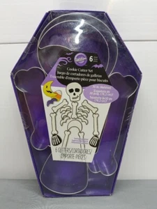 Wilton Halloween 30" Skeleton 6 Piece Cookie/Cake Cutter Set - New Sealed - Picture 1 of 4
