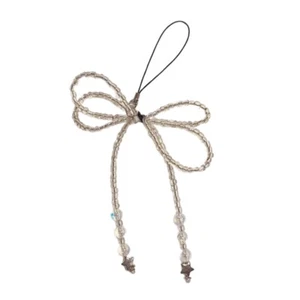 Koralik Bowknot Telefon Charm Smycz Pasek na nadgarstek Unisex Plecaki Wisiorek Biżuteria - Zdjęcie 1 z 8