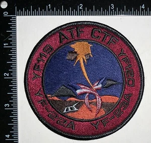 Parche USAF YF119 YF120 YF-22A YF-23A ATF CTF Advanced Tactical Fighter SUBDUADO - Imagen 1 de 2