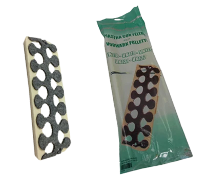 GECASA SRL PIASTRA CON FELTRO PER SPAZZOLA VORWERK FOLLETTO MODE VK 120 121 122 COMPATIBILE