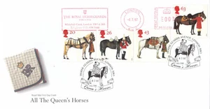 All the Queens Horses METER GB FDC Royal Horseguards Hotel 1997 (04710) - Picture 1 of 1