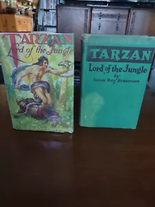 TARZAN LORD OF THE JUNGLE 1928 HCDJ Edgar Rice Burroughs RARE 1st edition - Picture 1 of 6