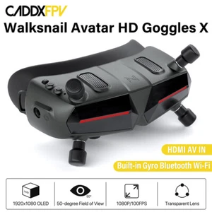 Gafas CADDX Walksnail Avatar HD X 5.8G Gafas FPV 8 CANALES para Drone RC FPV - Imagen 1 de 22