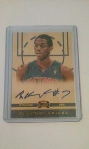 2012-13 Brandon Knight Panini Threads Autograph Card Detroit Pistons - Picture 1 of 2
