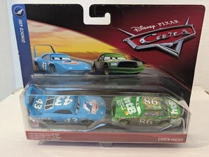 PACK DE 2 TIRAS DE CLIMA DISNEY PIXAR CARS ALIAS THE KING & CHICK HICKS Nuevo - Imagen 1 de 4