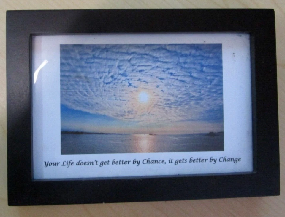 MainStays 4X6 Inch Black 0.5" Gallery Tabletop or Wall Picture Frame -