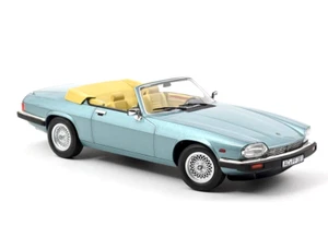 JAGUAR XJS V12 CONVERTIBLE 1988 BLUE 1:18 SCALE DIECAST MODEL RARE CLASSIC BOXED - Picture 1 of 5