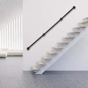 Tubo de hierro pasamanos gel de escalera?nder gel?nder pasamanos de pared escalera 360 cm DHL - Imagen 1 de 18