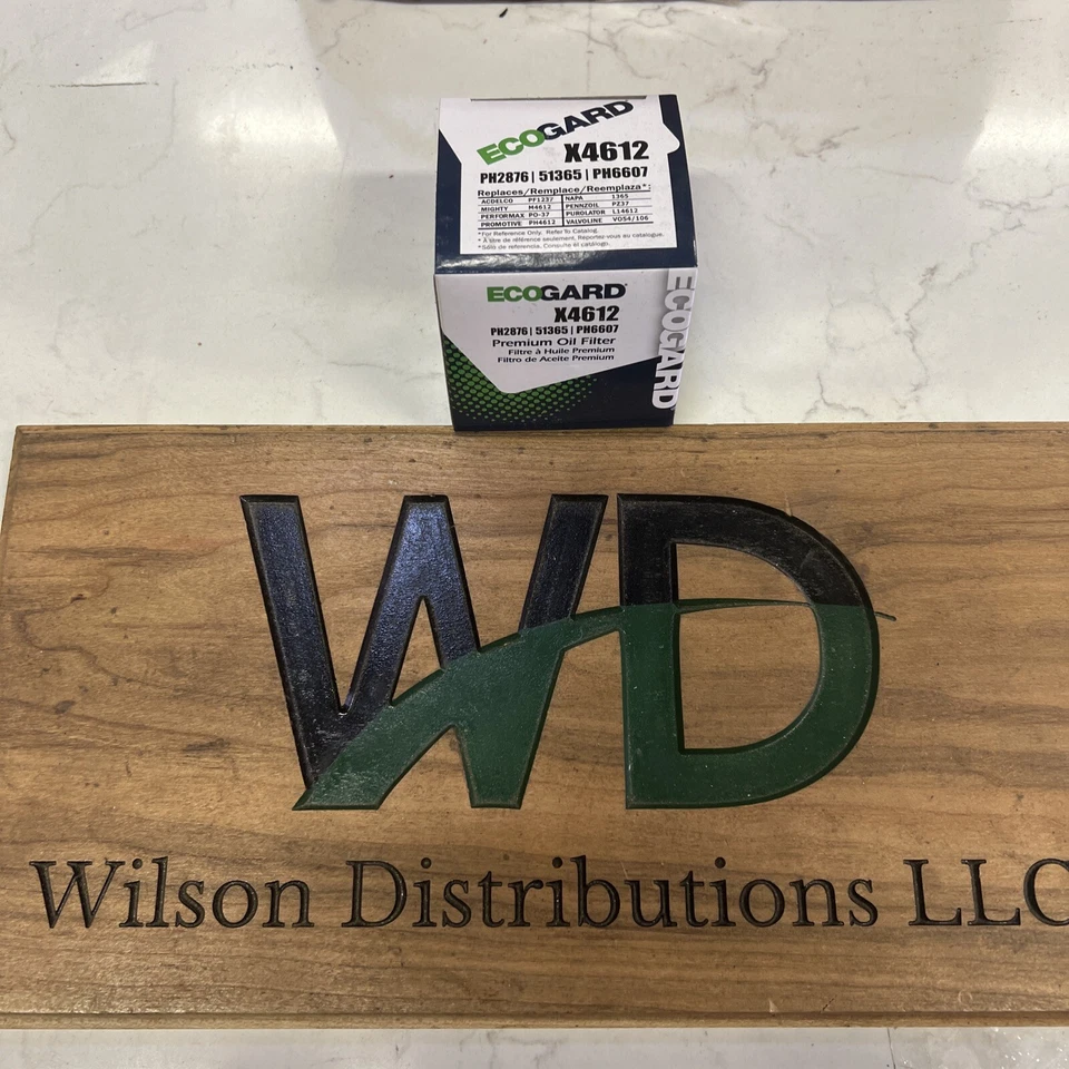 Масляный фильтр двигателя Ecogard X4612 упаковка 12 шт. подходит для Nissan Altima 2,5 л 2004-2020 годов выпуска - Изображение 1 из 2