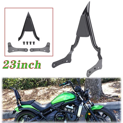 23inch Sissy Bar Backrest for Kawasaki Vulcan S650 VN650 EN650 650cc 2015-2025 Foto 1 de 4