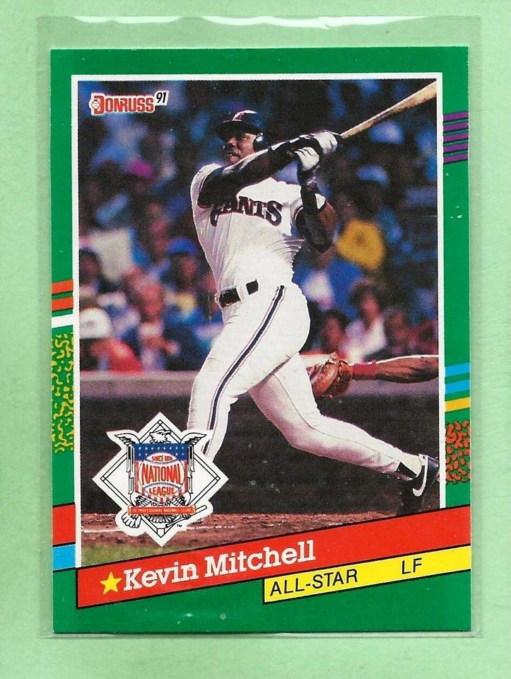 KEVIN MITCHELL - 1991 Donruss "All-Star" - #438 - Giants - Comb. Shipping - Image 1 of 1