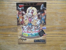 2007 TOPPS HOLLYWOOD ZOMBIES MESSICA SIMPSON CARD SIGNED LAYRON DEJARNETTE