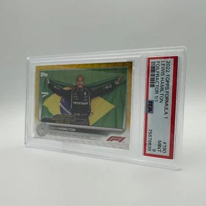 PSA 9 - 1/1 Lewis Hamilton Grand Prix Winners #190 - Foilfractor 2020 Formula 1 - Bild 1 von 4