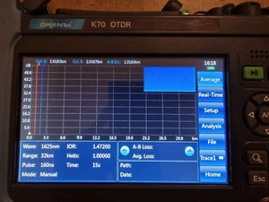 Orientek K70 OTDR 1310/1550/1625 nm faseroptisches Zeitbereichsreflektometer - Bild 1 von 9