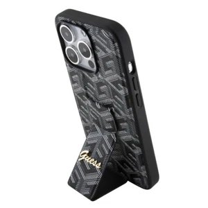 Genuine Guess G Cube Impact Grip Stand Case Cover for iPhone 15 Pro Max Grey - Picture 1 of 9