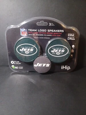 Altavoces iHip con logotipo del equipo Aaron Rodgers de la NFL NY Jets para teléfonos celulares iPod MP3 Foto 1 de 4