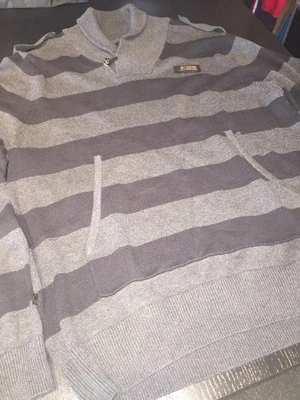 SUÉTER JERSEY CAVI GRIS/NEGRO ¡RARO!!  Talla LG Foto 1 de 4