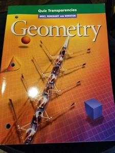 Geometry Quiz Transparencies, Holt Rinehart Winston - Picture 1 of 1