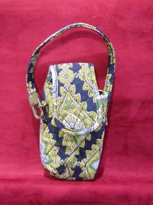 VINTAGE-VERA BRADLEY WRISTLET FLIP Phone Case-BLUE & GREEN. - Image 1 of 3