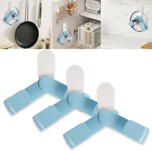 3 Pack Pot Lid Organizer inside Cabinet, No Drilling Adhesive Pot Lid Holder Sto - Picture 1 of 12