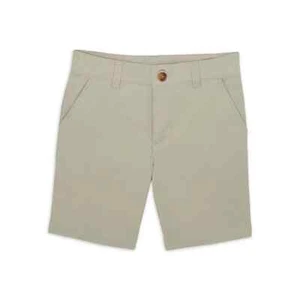 Wonder Nation Shorts 16 Husky Boys Khaki School Uniform Flat Front Twill Warm - Picture 1 of 4