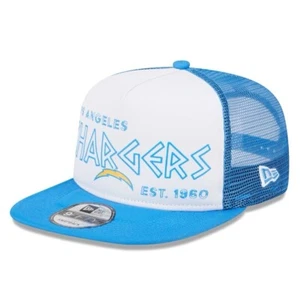 New Era Los Angeles Chargers Banger Script 9FIFTY Snapback Adjustable Hat - Picture 1 of 5
