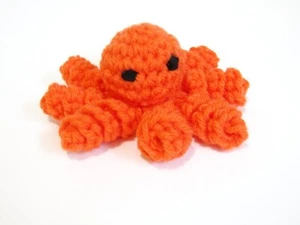 Halloween Plush Octopus in Holiday Colors for Halloween Party Decor or Gift - Picture 1 of 15