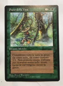 Magic The Gathering MTG Living Plane Legend Italian Language - Picture 1 of 10