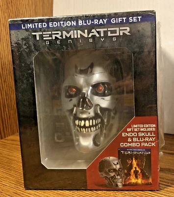 Terminator Genisys Blu-Ray Movie Arnold Schwarzenegger Limited Skull Combo Pack - Image 1 of 4