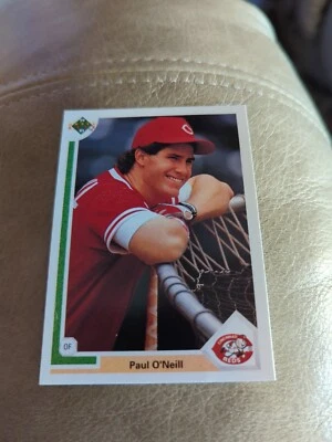 PAUL O'NEILL CINCINNATI REDS #133 - UPPER DECK NM-MT 1991 - Image 1 of 2