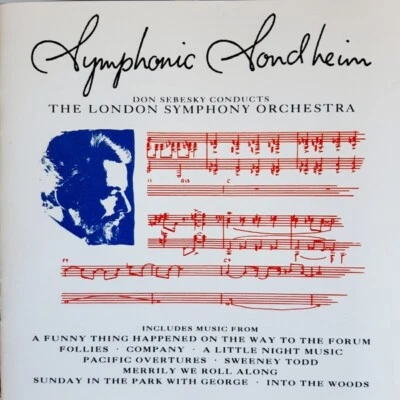 London Symphony Orchestra : Symphonic Sondheim CD 11 Tks Soundtrack VGC LOOK!! - Image 1 of 3