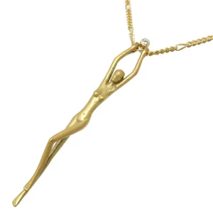 Collares Diosa Carrera y Carrera Diamante Oro Amarillo Au750 K18 P0018576 - Imagen 1 de 9