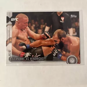 2015 Topps UFC Chronicles Georges St-Pierre Vs Johny Hendricks #215 - Picture 1 of 2