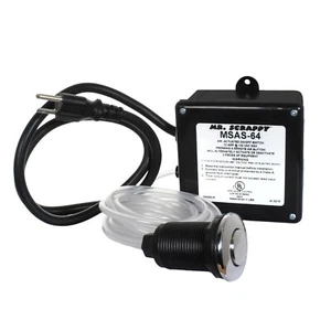 Dual Outlet Garbage Disposal Air Switch Kit with Chrome Button - Picture 1 of 4