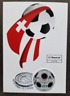 Austria UEFA Euro 2008 Football (maxicard) *odd *Leather made *unusual *rare