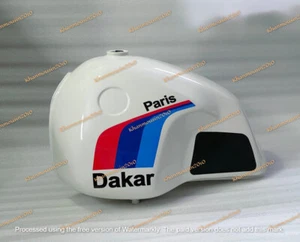 New BMW R80 GS Paris Dakar 32 Liter White Painted Fuel Tank with All Stickers - Bild 1 von 7