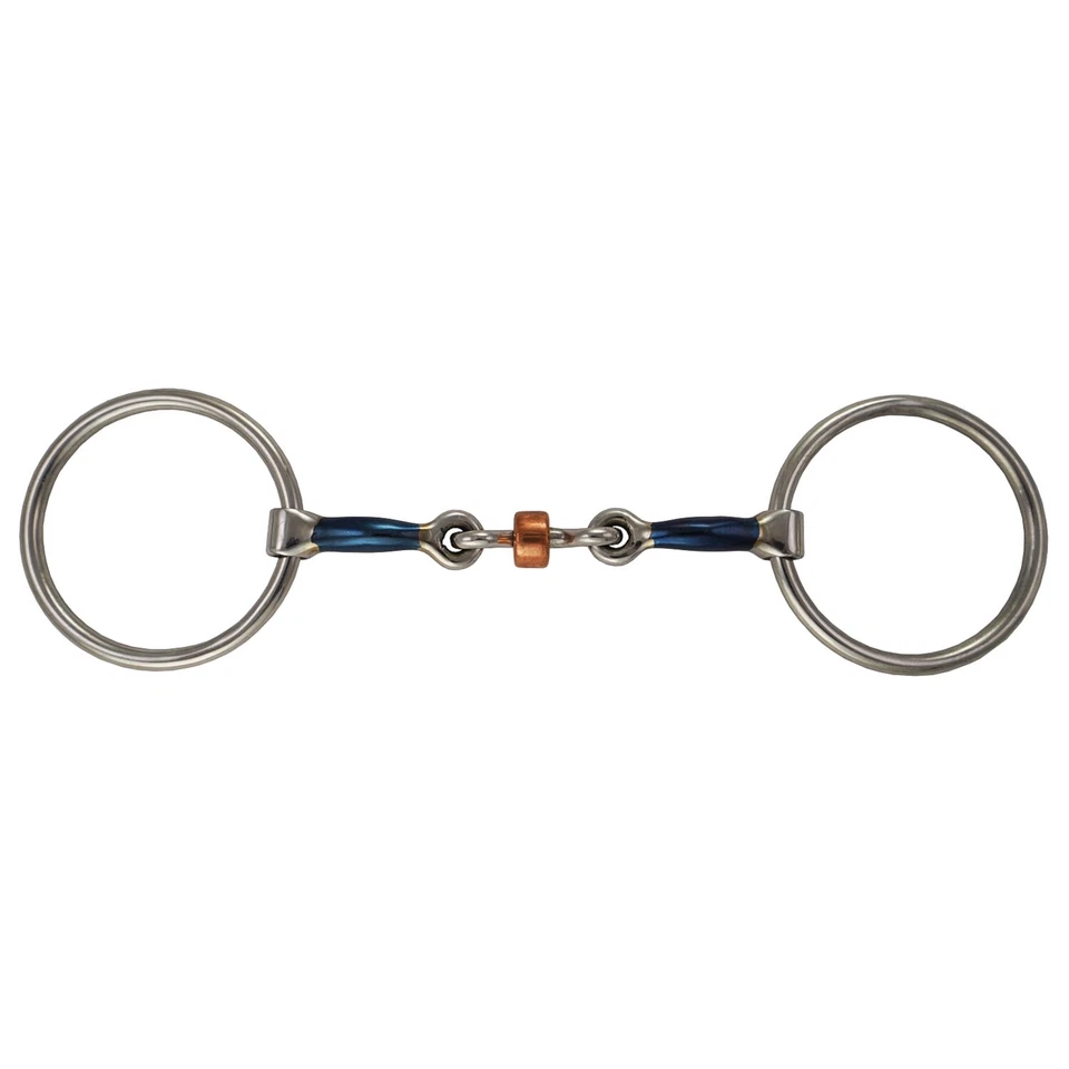 L-Sport Wassertrense mit Kupferrolle doppelt gebrochen BLUE IRON